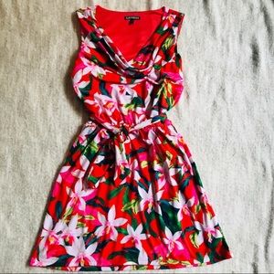 Express Tropical Floral Dress